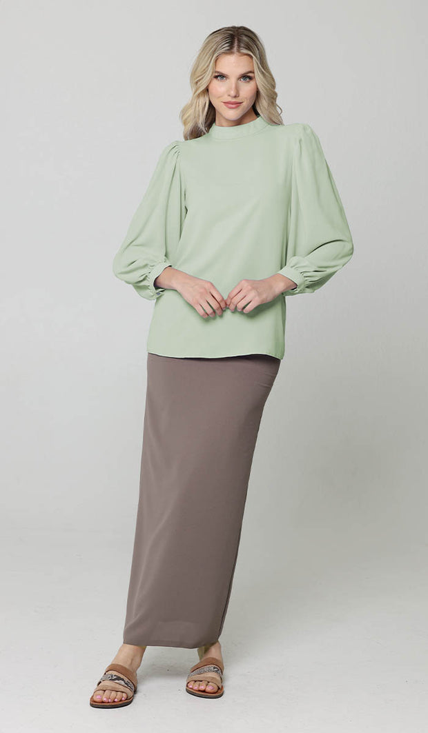 Nariman Essential Everyday Blouse - Sage
