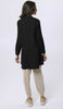 Naseem Pleated Mostly Cotton Tunic Dress - Black - PREORDER (ships in 2 weeks)