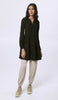Naseem Pleated Mostly Cotton Tunic Dress - Black - PREORDER (ships in 2 weeks)