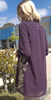 Nyla Gold Embellished Long Modest Tunic - Purple - PREORDER (ships in 2 weeks)