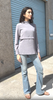 Valia Modest Essential Everyday Blouse - Pearl Gray