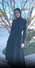 Ayza Modest Long Maxi Dress - Black