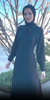 Robe longue longue modeste Ayza - Noir