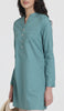Sahlan Everyday Cotton Modest Tunic - Sea green - PREORDER (ships in 2 weeks)
