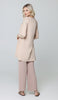 Tunique longue modeste ornée d'Alisha Gold - Blush - PRÉCOMMANDE (expédiée dans 2 semaines)