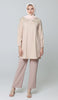 Tunique longue modeste ornée d'Alisha Gold - Blush - PRÉCOMMANDE (expédiée dans 2 semaines)