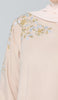 Tunique longue modeste ornée d'Alisha Gold - Blush - PRÉCOMMANDE (expédiée dans 2 semaines)