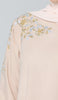 Alisha Gold Embellished Long Modest Tunic - Blush - PREORDER (ships in 2 weeks)
