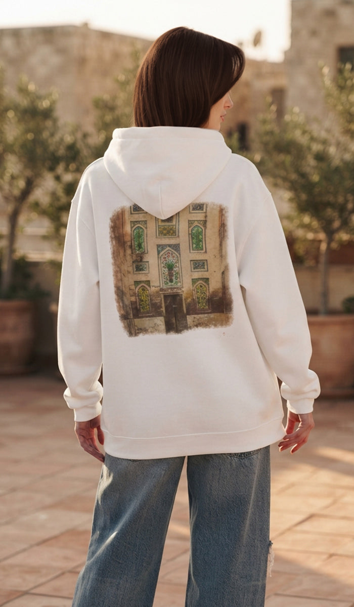Baab Collection Unisex Cotton Rich Fleece Hoodie - Lahore