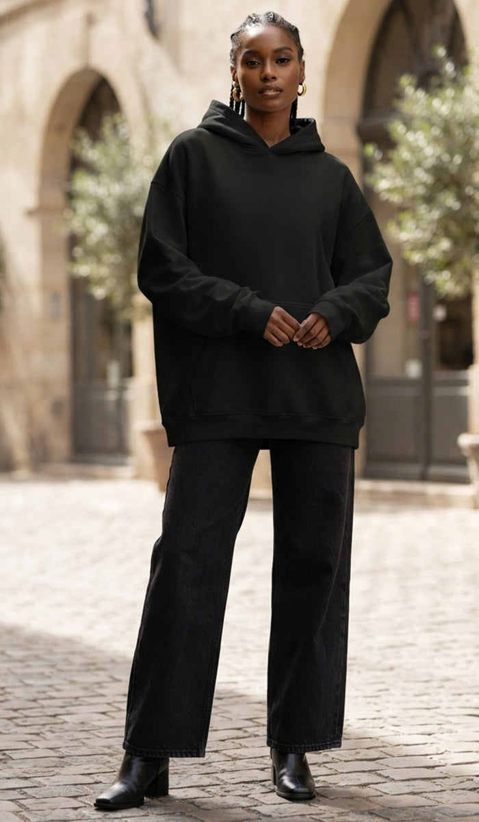 Baab Collection Unisex Cotton Rich Fleece Hoodie - Makli