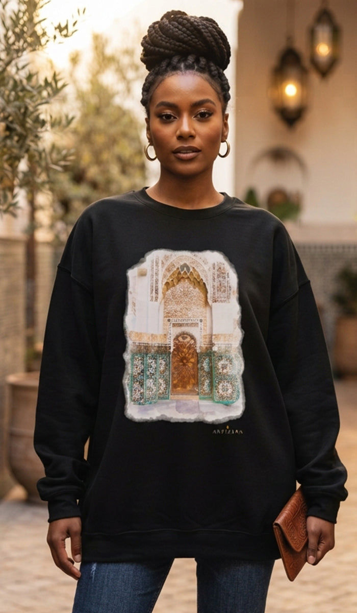 Baab Collection Unisex Eco-Friendly Crewneck Pullover Sweatshirt - Granada