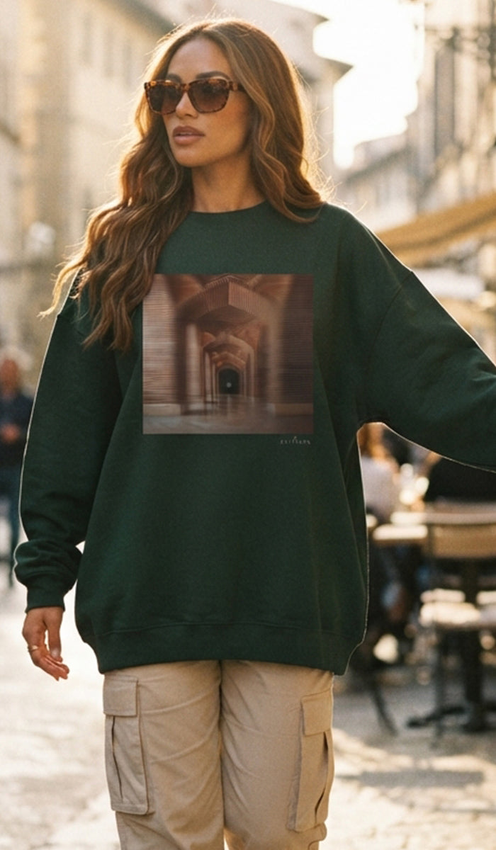 Baab Collection Unisex Eco-Friendly Crewneck Pullover Sweatshirt - Makli