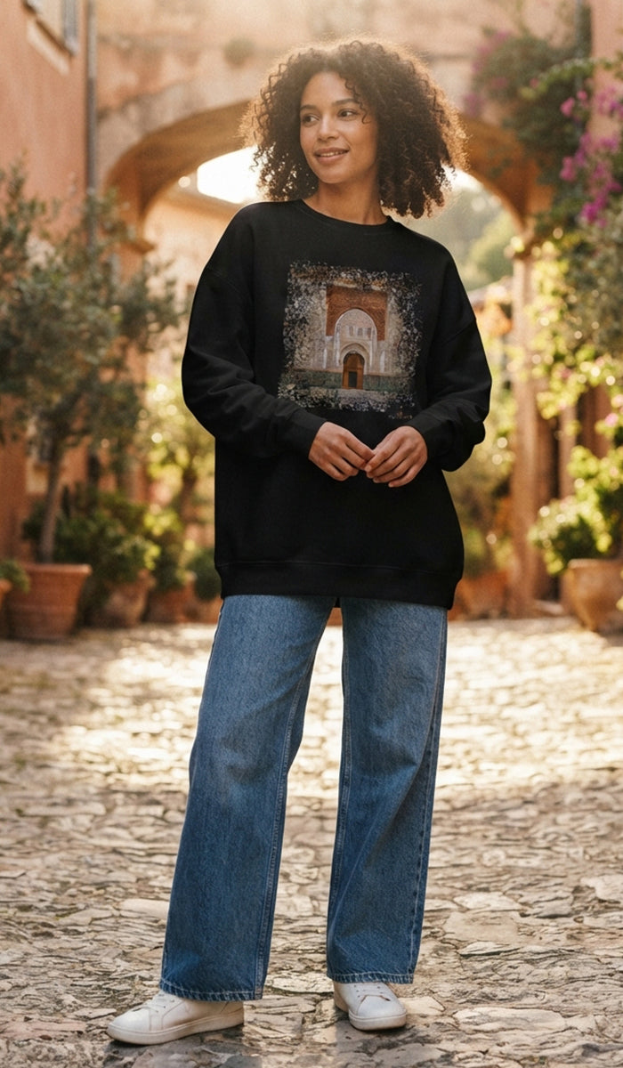Baab Collection Unisex Eco-Friendly Crewneck Pullover Sweatshirt - Marrakesh