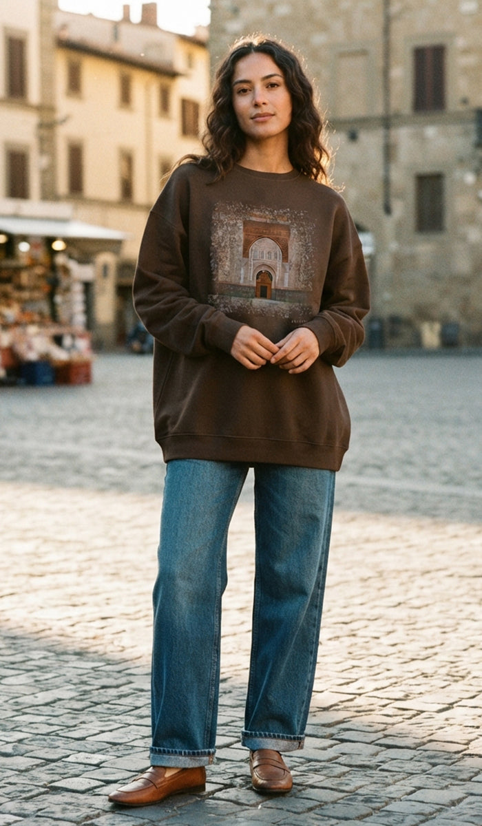 Baab Collection Unisex Eco-Friendly Crewneck Pullover Sweatshirt - Marrakesh