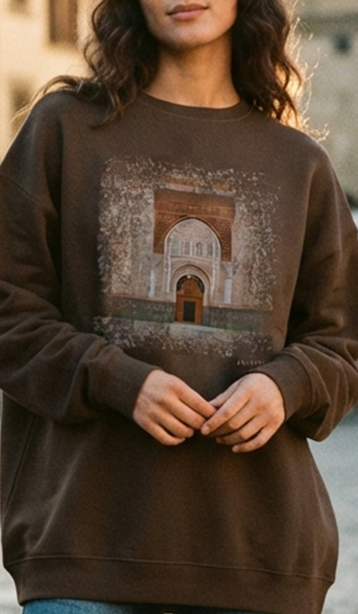 Baab Collection Unisex Eco-Friendly Crewneck Pullover Sweatshirt - Marrakesh