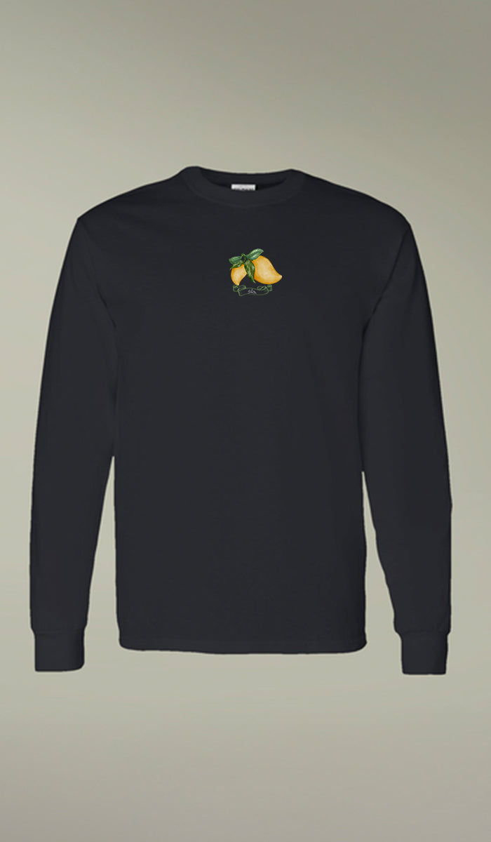 Bustan Collection Long Sleeve 100% Cotton T-Shirt with Arabic Calligraphy - Mango