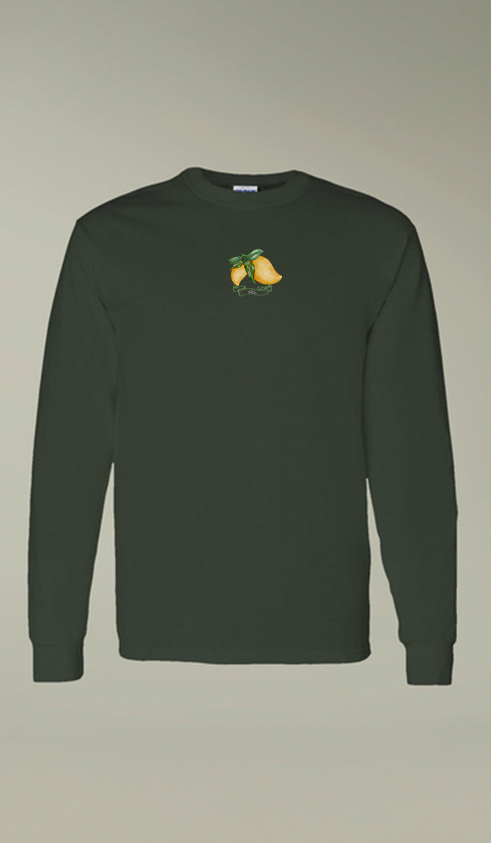 Bustan Collection Long Sleeve 100% Cotton T-Shirt with Arabic Calligraphy - Mango