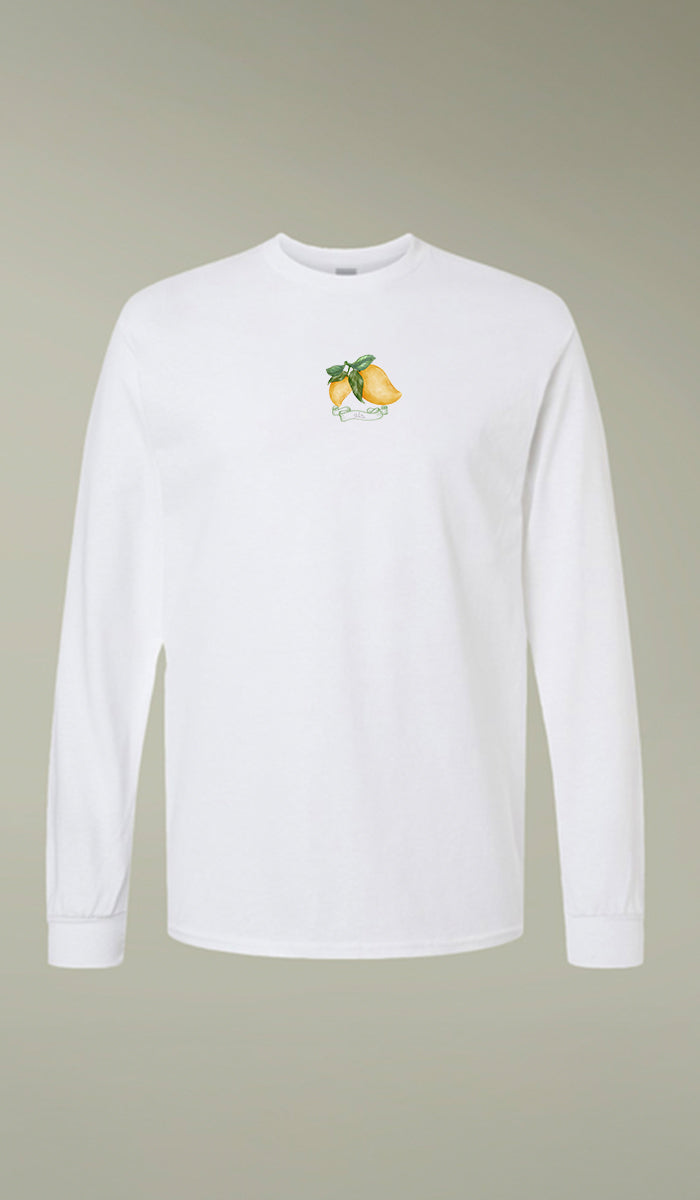 Bustan Collection Long Sleeve 100% Cotton T-Shirt with Arabic Calligraphy - Mango