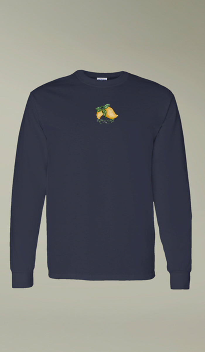 Bustan Collection Long Sleeve 100% Cotton T-Shirt with Arabic Calligraphy - Mango