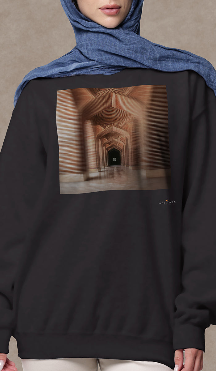 Baab Collection Unisex Eco-Friendly Crewneck Pullover Sweatshirt - Makli