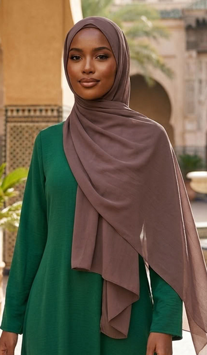 Grace Everyday Essential Stretch Chiffon Hijab - Machiatto