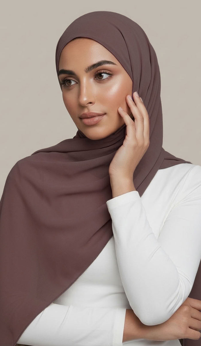 Grace Everyday Essential Stretch Chiffon Hijab - Machiatto