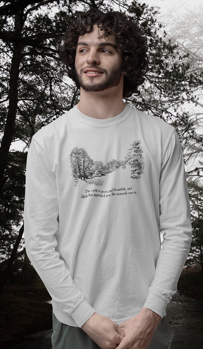 Satr Collection Unisex Long Sleeve 100% Cotton T-Shirt - Renewal