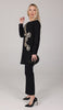 Mey Gold Embellished Long Modest Tunic - Black