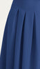Mia Pleated Long Maxi Skirt - Indigo