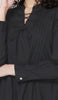 Naseem Pleated Mostly Cotton Tunic Dress - Black - PREORDER (ships in 2 weeks)
