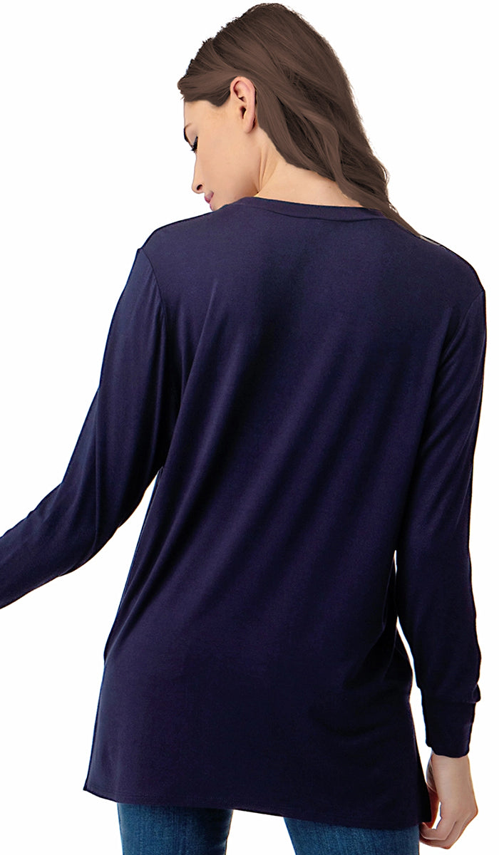 Samar Soft Everyday Stretch Tunic - Navy