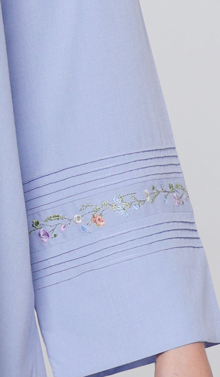 Tunique longue et modeste de tous les jours Parisa Mostly Cotton - Charbon - PRÉCOMMANDE (expédiée dans 2 semaines)