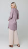 Parisa Long Mostly Cotton Everyday Tunic - Lilac - PREORDER (ships in 2 weeks)