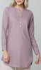 Parisa Long Mostly Cotton Everyday Tunic - Lilac - PREORDER (ships in 2 weeks)