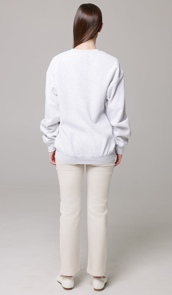Pullover Sweatshirt with Arabic Calligraphy - Alhamdulillah (ٱلْحَمْدُ لِلّٰهِ)