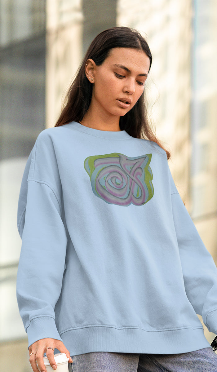 Pullover Sweatshirt with Arabic Calligraphy - Compassion (رحمة)