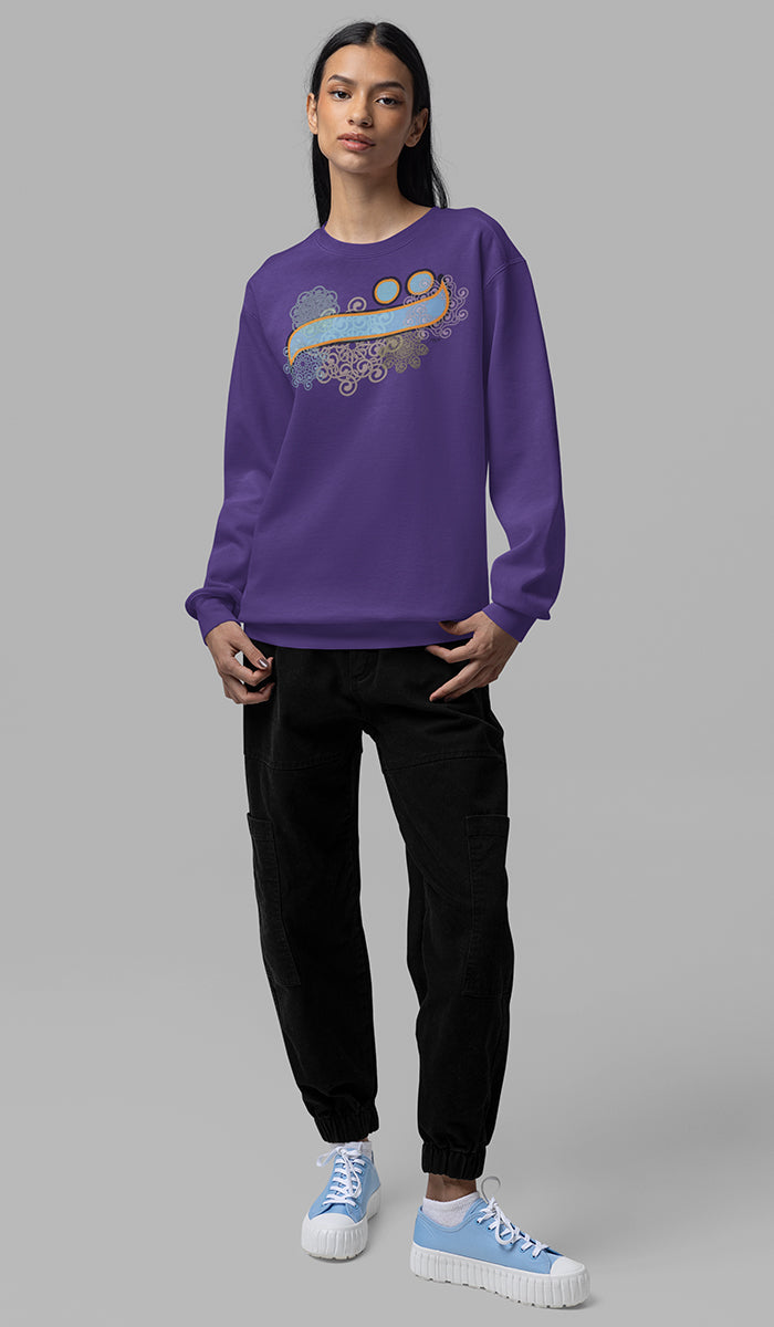Sweat-shirt avec initiale arabe - 'Tā' (ت) 