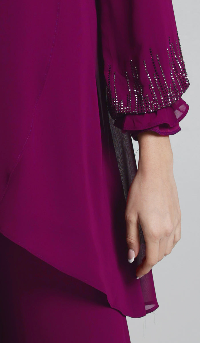 Details of sleeve embellishment of Seema tunic.