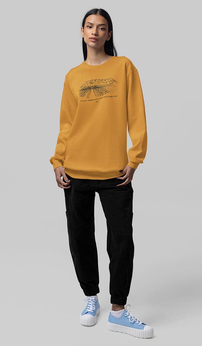Satr Collection Unisex Eco-Friendly Crewneck Pullover Sweatshirt - Return