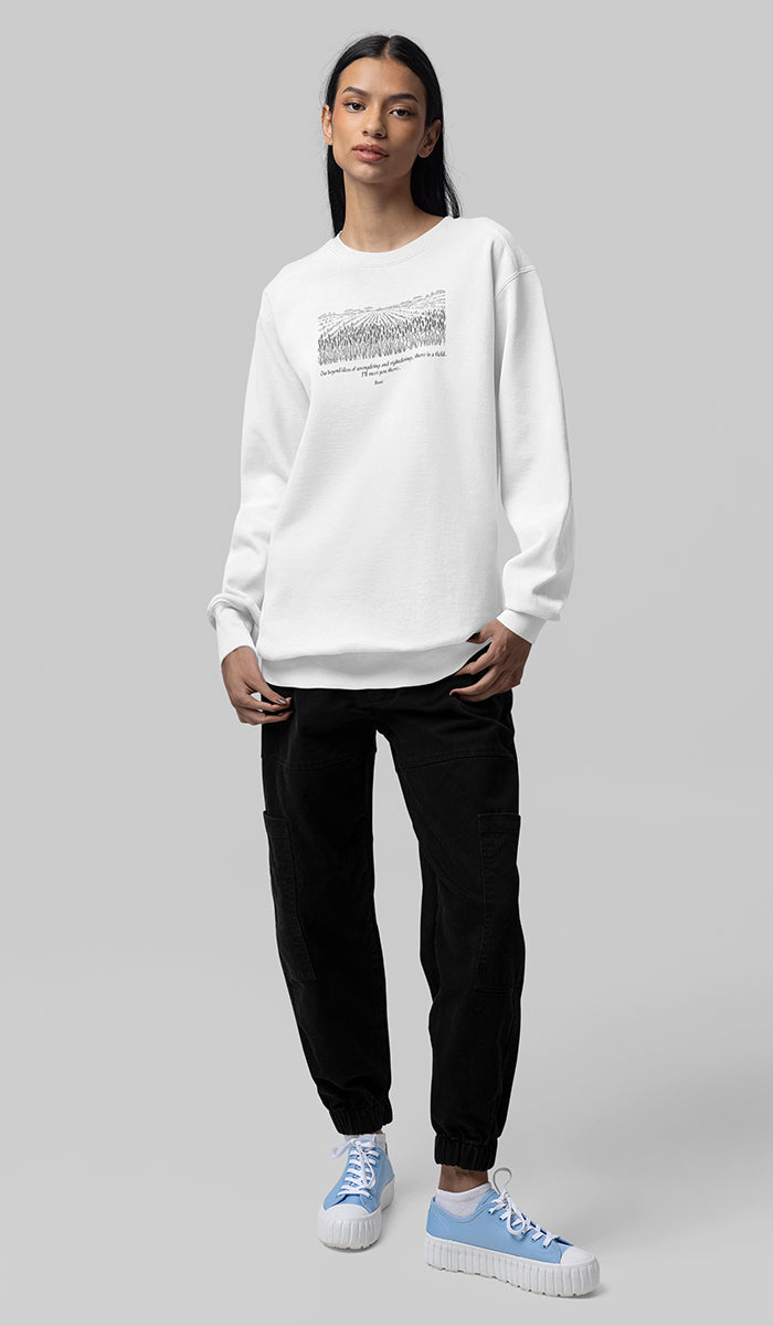 Satr Collection Unisex Eco-Friendly Crewneck Pullover Sweatshirt - Reunion