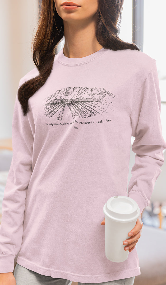 Satr Collection Unisex Long Sleeve 100% Cotton T-Shirt - Return
