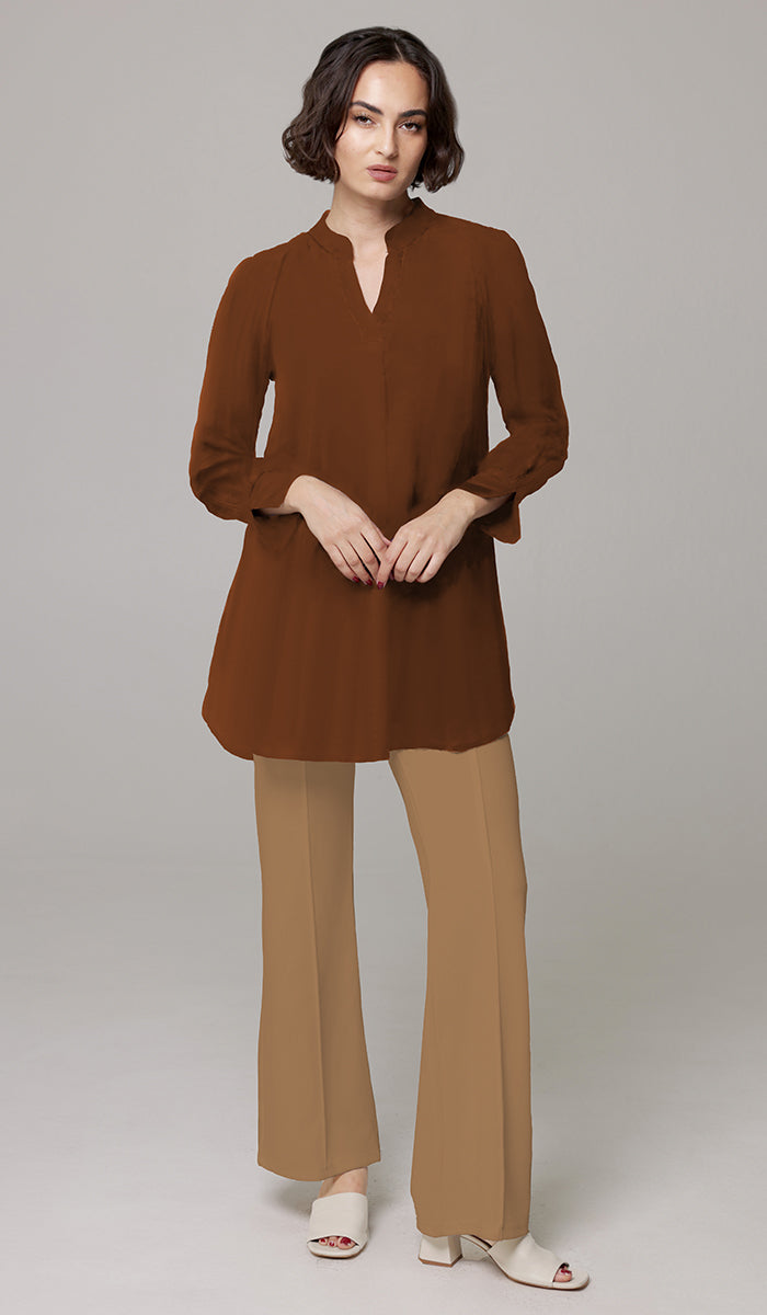 Shaina Cotton Feel Modest Top - Agate - PREORDER (ships in 2 weeks)