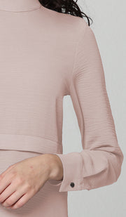 Valia Modest Essential Everyday Blouse - Latte
