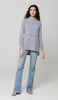 Valia Modest Essential Everyday Blouse - Pearl Gray