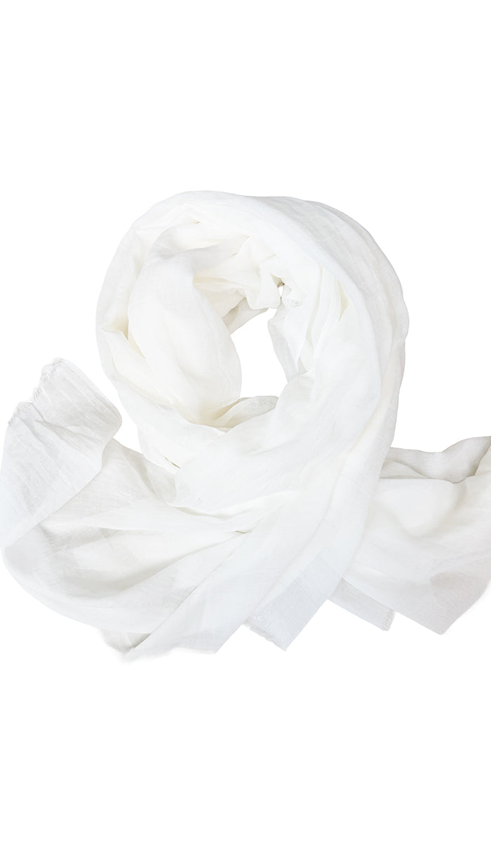 Whisper Drape Super Soft Non-Slip Extra Large Wrap Hijab - Cream