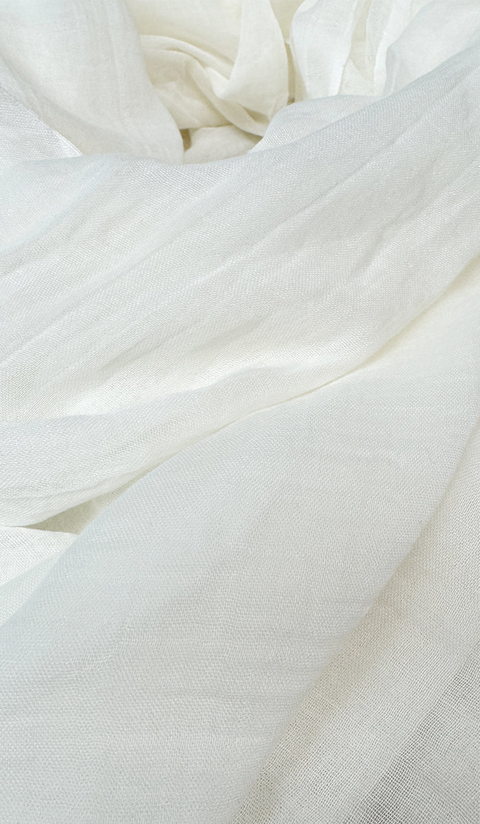 Whisper Drape Super Soft Non-Slip Extra Large Wrap Hijab - Cream