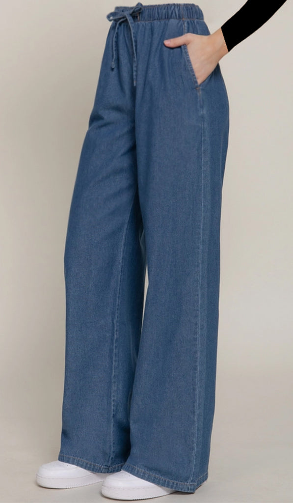 【JEMUT】新商品★Desert Washed Wide Denim Pants KG Desert Wash Wide Jeans