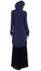 Falisha Long Modest Muslim Tunic  - Navy - ARTIZARA.COM