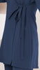 Abeer Light Long Comfy Wrap Jacket - Marina Blue
