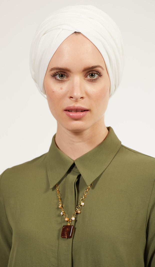Abir Contemporary MashAllah Arabic Necklace-Onyx